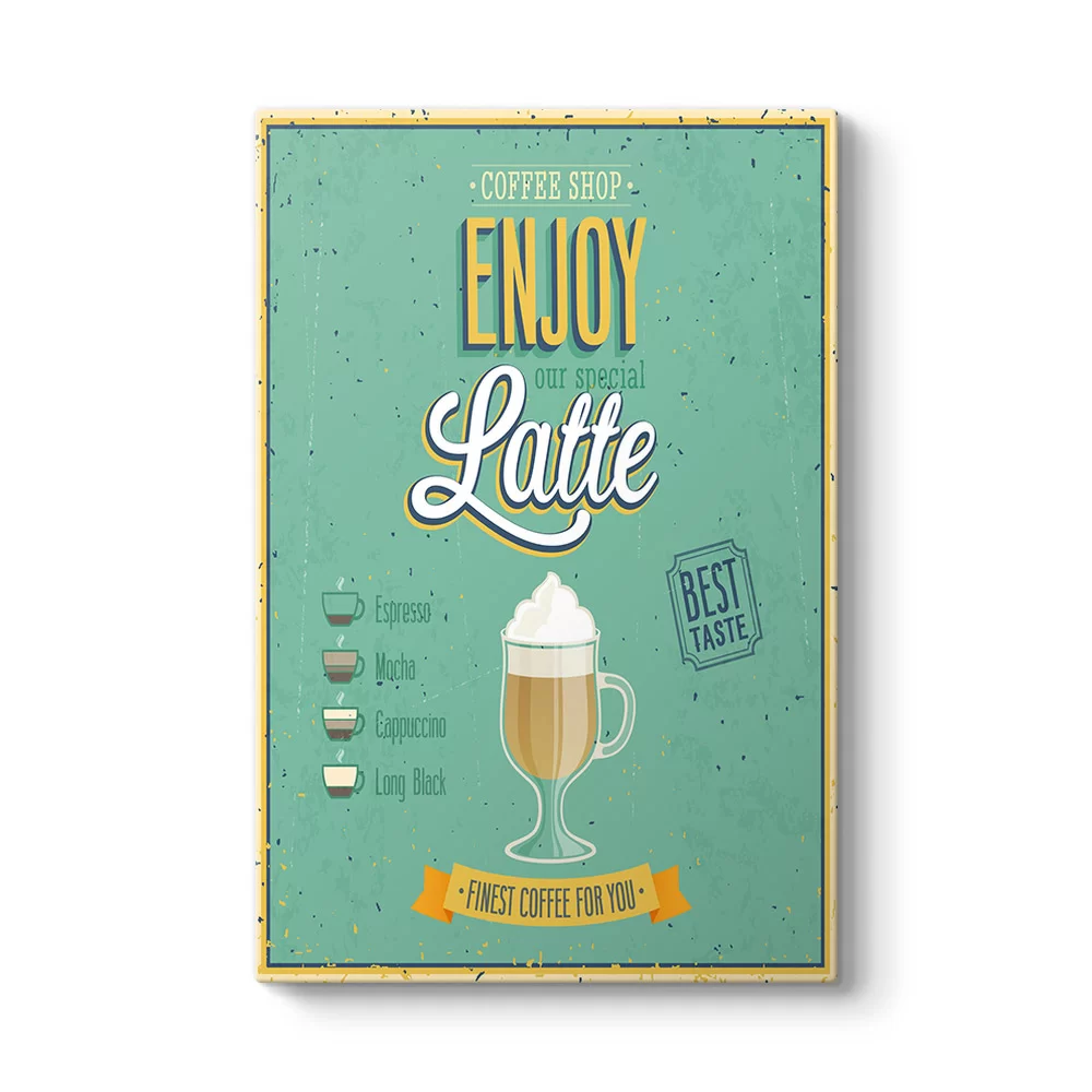 Caffe Latte Machiato Tablosu - Model 2
